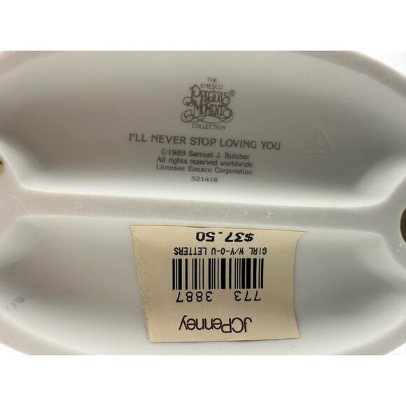 PRECIOUS MOMENTS I'LL NEVER STOP LOVING YOU FIGURINE - Picture 3 of 4